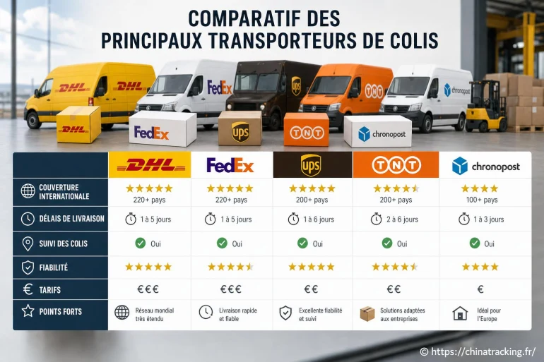 Comparatif des principaux transporteurs de colis : lequel choisir pour vos envois ?