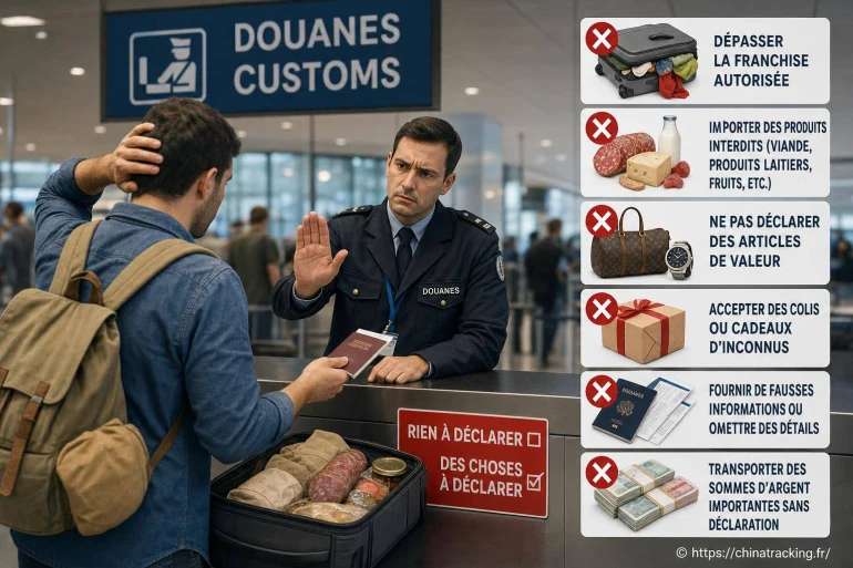 Les erreurs à éviter lors du passage en douane