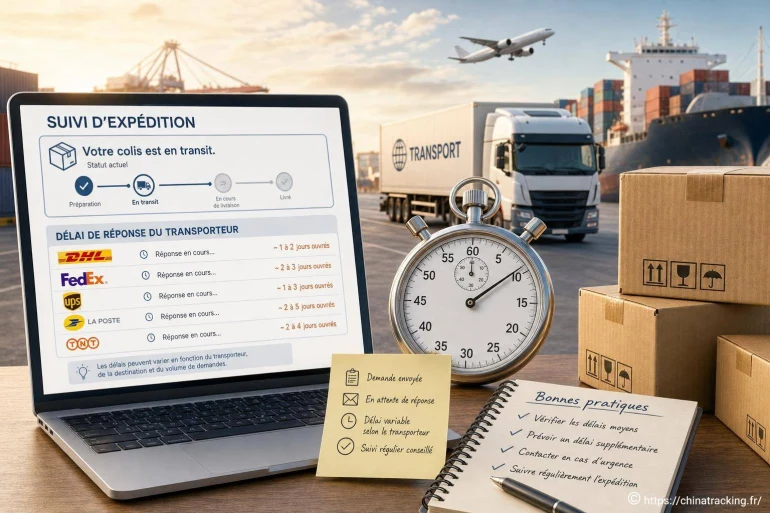 Délais de réponse des transporteurs : à quoi s’attendre ?