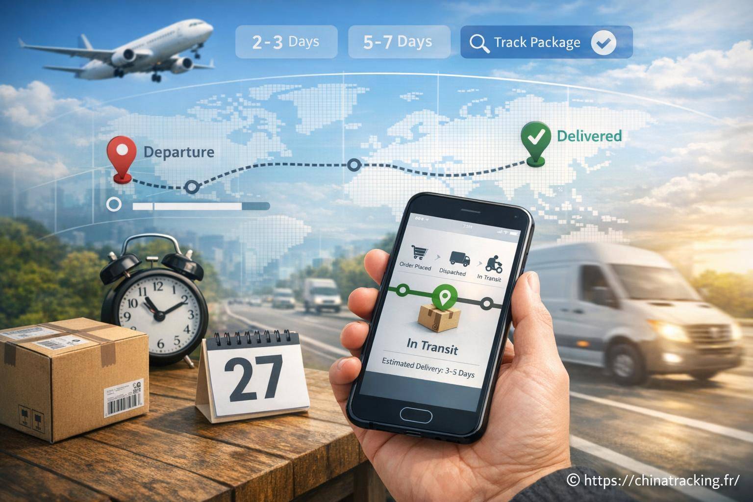 Délais de livraison et statuts de suivi